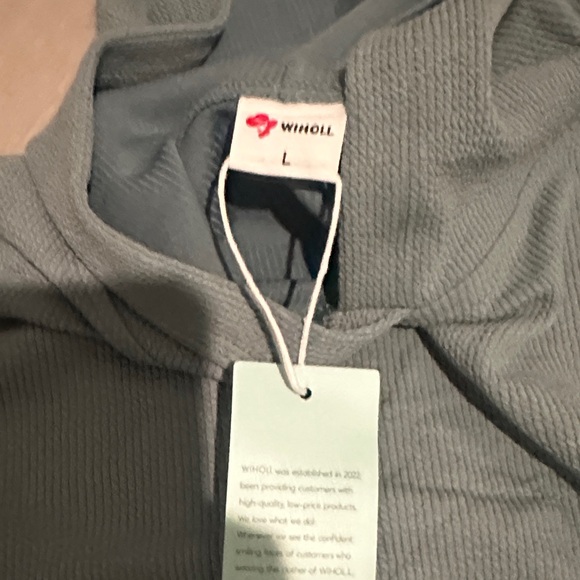 Women's Blue Hoodie and Jogger Set - Picture 3 of 4